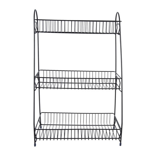 Crni metalni kuhinjski stalak s 3 police PT LIVING Tidy-image-2