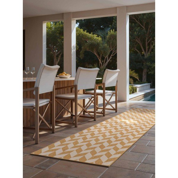 Oker žuta/krem unutarnja i vanjska staza 80x200 cm Haringey Terrick – Ted Baker-image-1