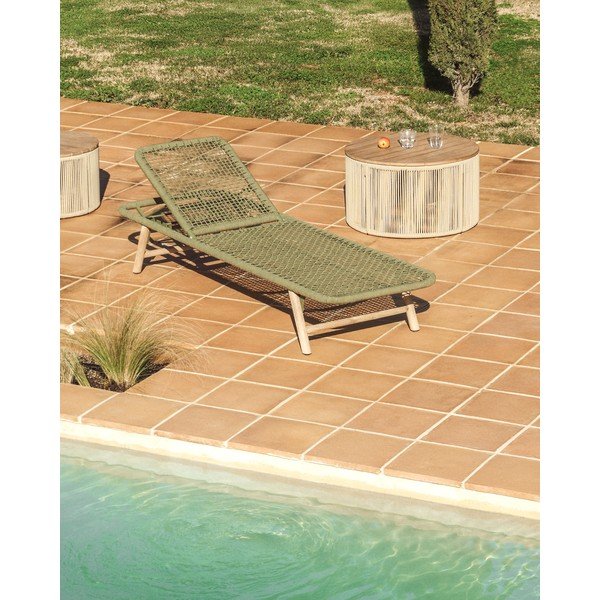 Okrugao vrtni stolić za kavu s pločom stola od bagrema ø 70 cm Dandara – Kave Home-image-2
