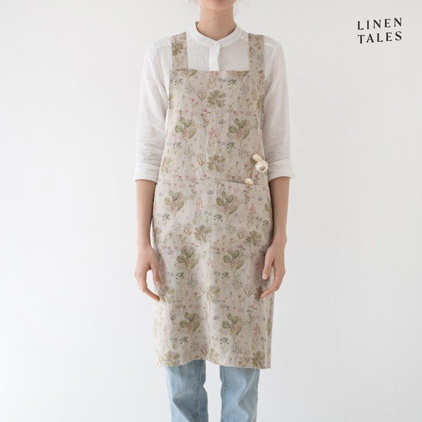 Lanena pregača Crossback - Linen Tales