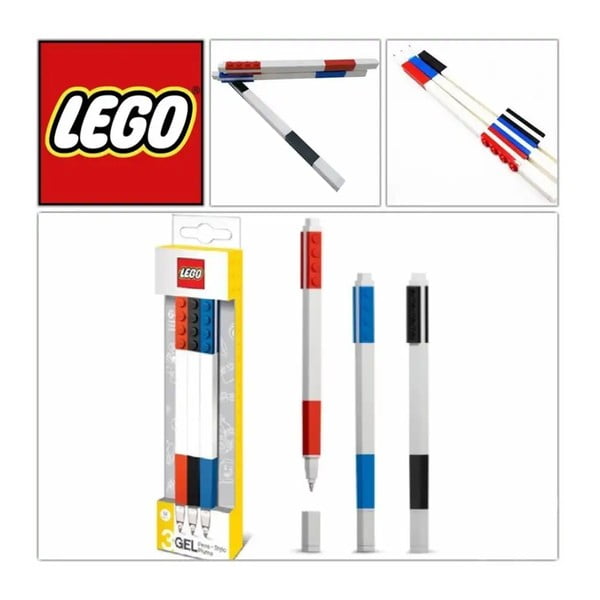 Set 3 gel olovke LEGO® Mix-image-2