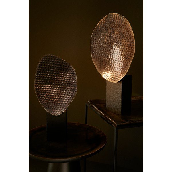 Antracitno siva metalna stolna lampa s metalnim sjenilom (visina 46 cm) Neev – Bizzotto-image-1