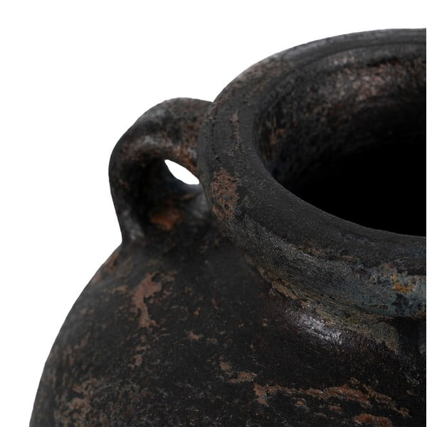 Tamno smeđa visoka vaza od terakote (visina 60 cm) Artem – Ixia-image-1