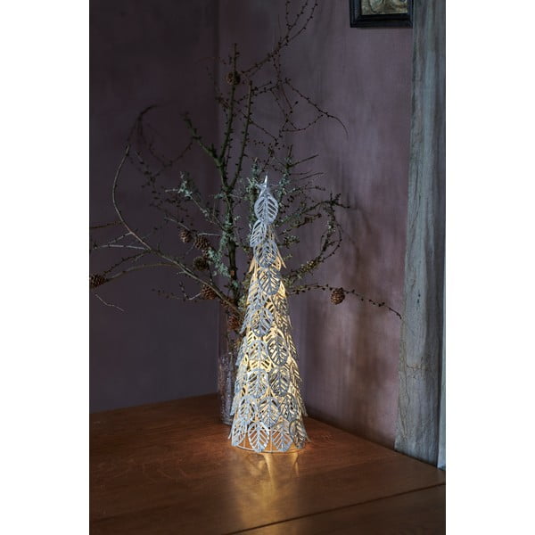 Svjetleća LED dekoracija Sirius Kirstine Silver, visina 53,5 cm