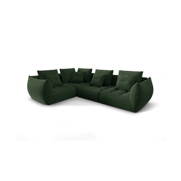 Tamno zelena kutna garnitura (s lijevim kutom) Bloom – Micadoni Home-image-2