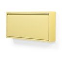 Svijetlo žuti željezni preklopni/viseći ormarić za cipele 75x37,5x12,5 cm Billy – Spinder Design