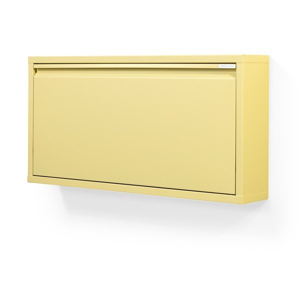 Svijetlo žuti željezni preklopni/viseći ormarić za cipele 75x37,5x12,5 cm Billy – Spinder Design
