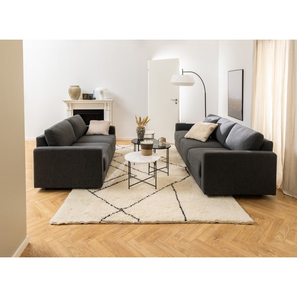 Okrugao pomoćni stol s mramornom pločom ø 52 cm Avila – Actona-image-3