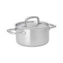 Lonac od nehrđajućeg čelika s poklopcem prikladni za indukcijsko kuhalo 3 l Lucca 3.0 – FABINI
