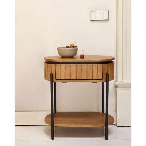 Noćni ormarić od drva manga Licia - Kave Home-image-1