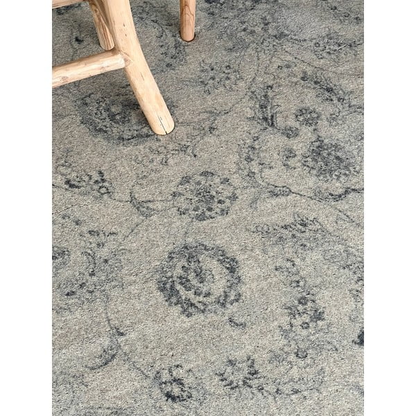 Bež vuneni tepih 133x190 cm Calisia Vintage Flora – Agnella-image-1