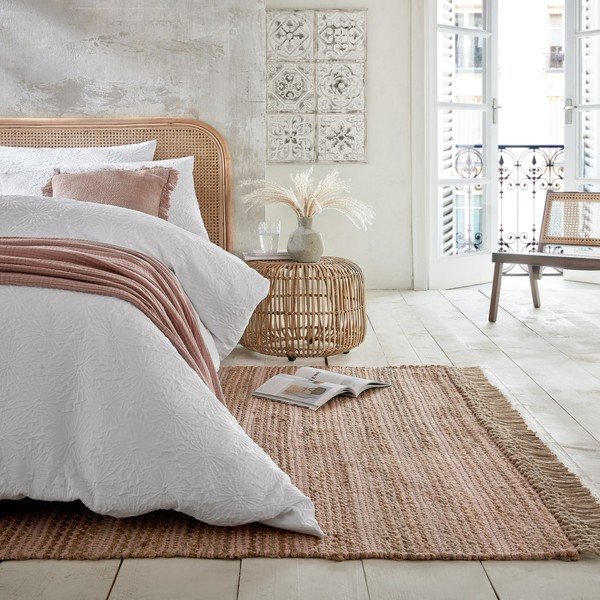 Ružičasti tepih od jute Flair Rugs Equinox, 160 x 230 cm-image-4