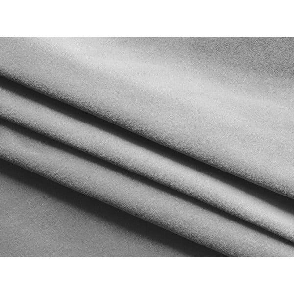 Svijetlo sivi baršunast tabure Kapua – Makamii-image-3