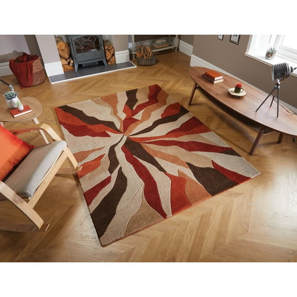 Narančasti tepih Flair Rugs Splinter, 160 x 220 cm-image-4