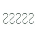 Svijetlo zelene metalne viseće kuke u setu 5 kom Hang-it – Mette Ditmer Denmark