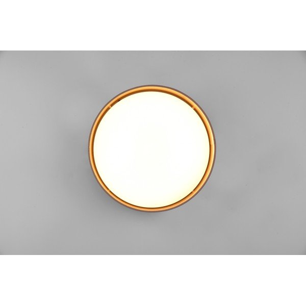 Svjetlo smeđa LED stropna svjetiljka ø 30 cm Locarno – Reality-image-3