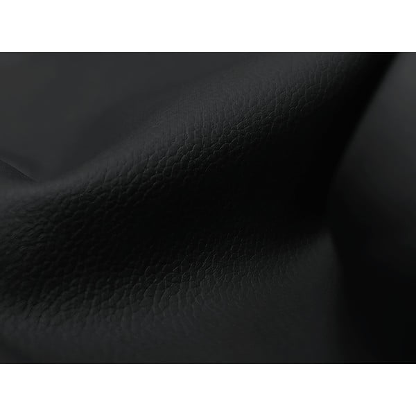 Crni tabure od imitacije kože Aloha – Makamii-image-4