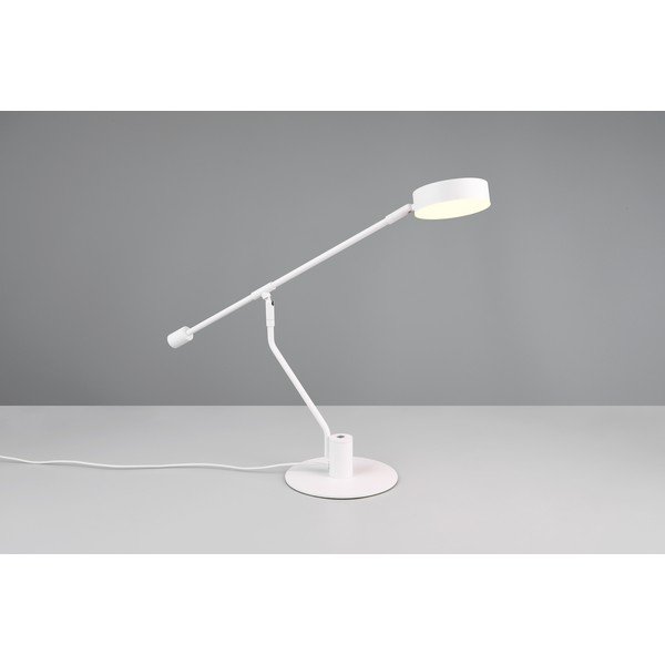 Mat bijela LED stolna lampa sa savitljivom konstrukcijom (visina 64 cm) Manduro – Trio-image-2