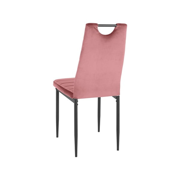 Tamno ružičaste baršunaste blagovaonske stolice u setu 2 kom Mandy – Støraa-image-2