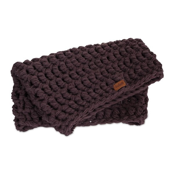 Tamnoljubičasti ručno heklani grijač za vrat DOKE Plum-image-1