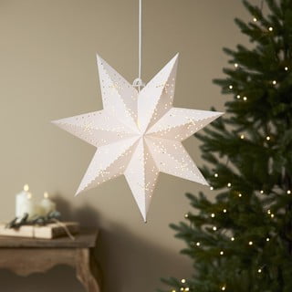 Bijeli božićni svjetleći ukras ø 45 cm Classic - Star Trading