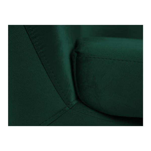 Tamnozelena fotelja Mazzini Sofas Amelie-image-1