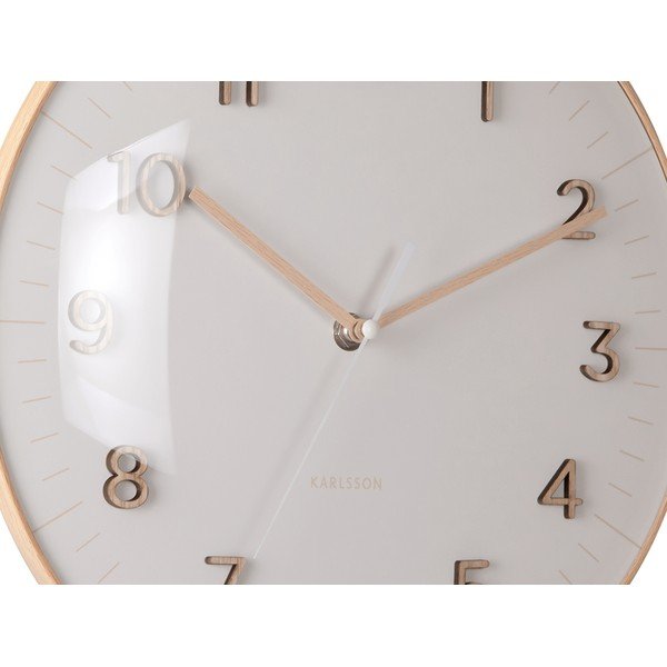 Zidni sat ø 30 cm Esencia Dome – Karlsson-image-1