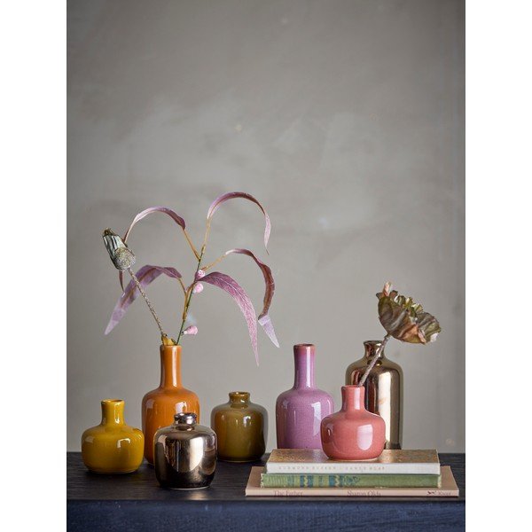 Vaze u setu 7 kom od kamenine (visina 14 cm) Maien – Bloomingville-image-2