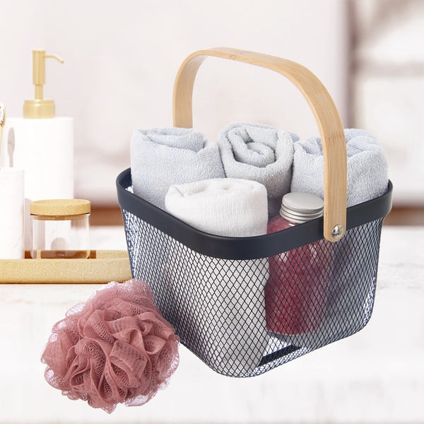 Metalna košara od žice 24,5x24,5x30 cm Radka – Orion-image-1