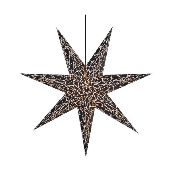 Crni božićni svjetlosni ukras Karla – Markslöjd