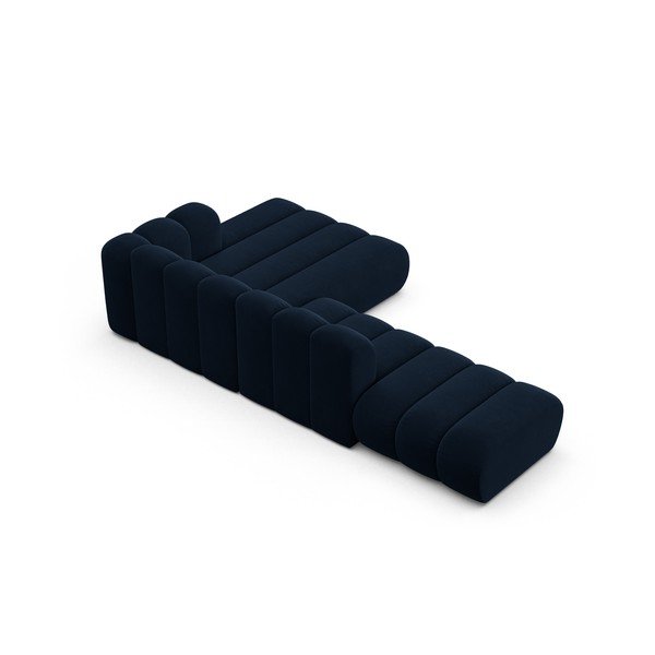 Tamno plava kutna garnitura (s desnim kutom) Lupine – Micadoni Home-image-3