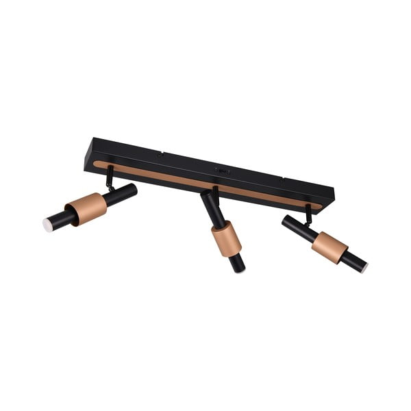 Crni/u brončanoj boji LED reflektor 20,5x63 cm Ikaris – Trio Select