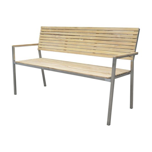 Vrtna klupa za 3 sjedala sa čeličnom konstrukcijom Garden Pleasure Denver-image-1