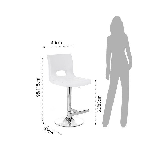Bijela barska stolica Tomasucci Sem-image-2