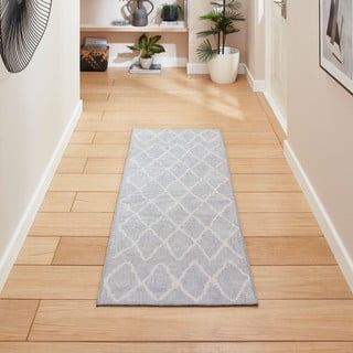 Svijetlo siva periva staza 61x170 cm Coral Light Grey – Think Rugs