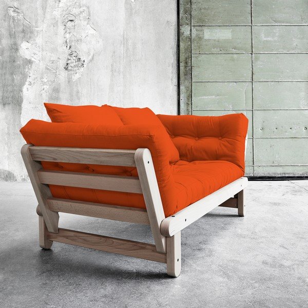 Karup Beat Beech / Orange kauč na razvlačenje-image-1