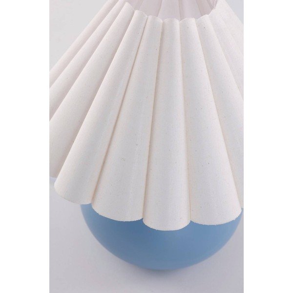 Bijela/plava stolna lampa keramička (visina 34 cm) Crasso – Jotex-image-4