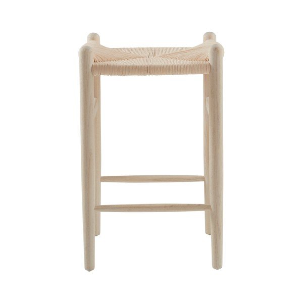 Barska stolica od čvrstog brijesta u svijetloj prirodnoj boji (visine sjedala 63 cm) Nattavaara – Jotex-image-2