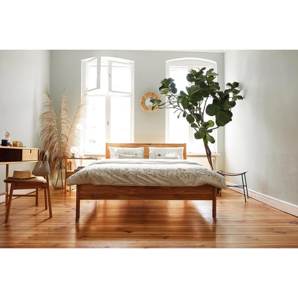 Bračni krevet od hrastovog drveta 180x200 cm Pola - The Beds-image-3