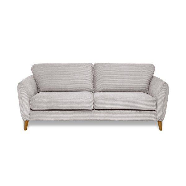 Svijetlo siva sofa od samta 206 cm Paris – Scandic