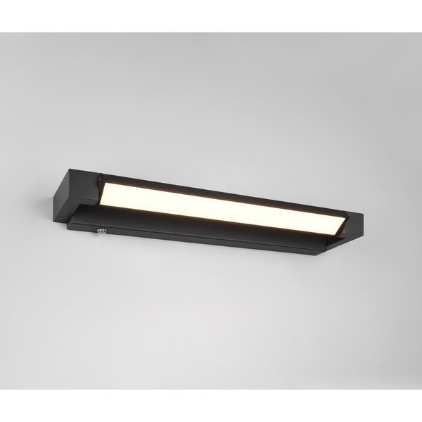 Mat crna LED zidna lampa Fabrizio – Trio-image-1