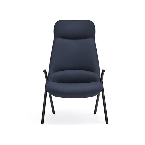 Tamnoplava fotelja Teulat Dins, visina 114 cm-image-2