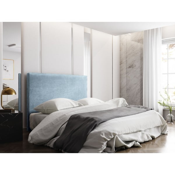 Svijetlo plavo uzglavlje 180x120 cm Natalia – Milo Casa-image-3