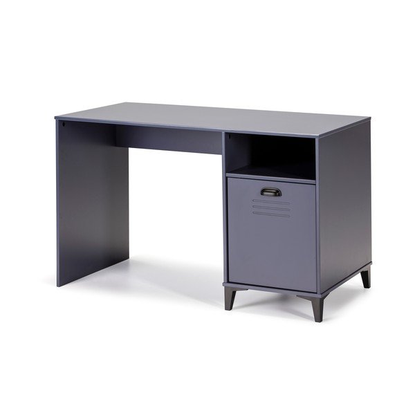 Plavi radni stol Marckeric Zack, 120 x 75 cm-image-2