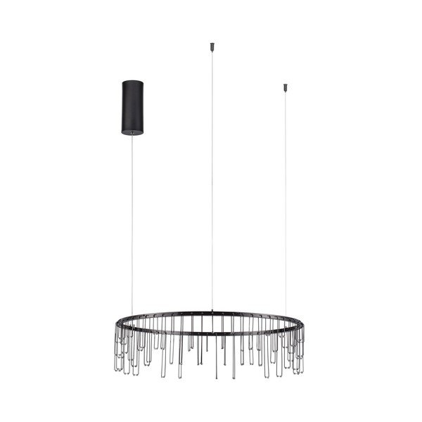 LED viseća svjetiljka aluminijska s mogućnosti zatamnjivanja u sjajno srebrnoj boji ø 65 cm Stellar – Nova Luce