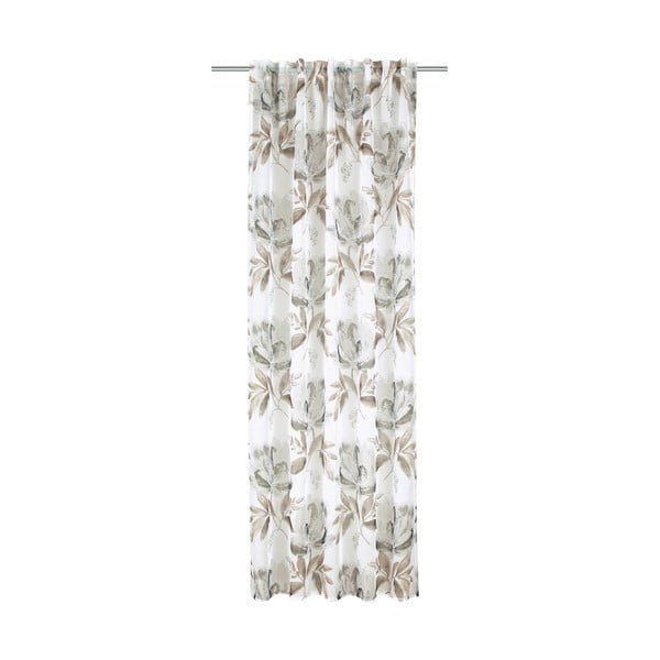 Bijela/smeđa zavjesa 135x245 cm – Sehlbach
