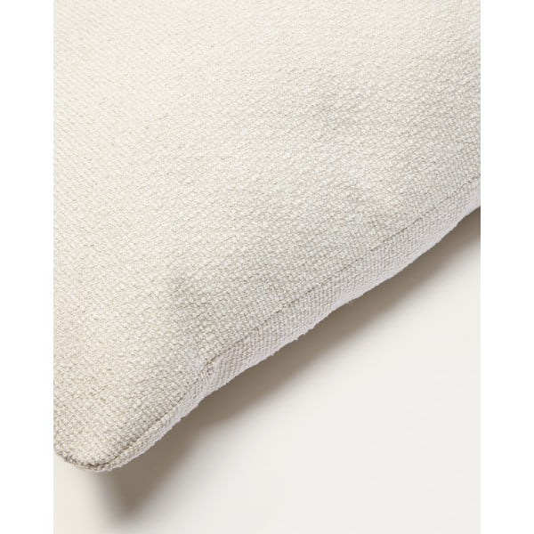 Krem ukrasni jastuk za sjedeću garnituru od šenila Martina – Kave Home-image-1