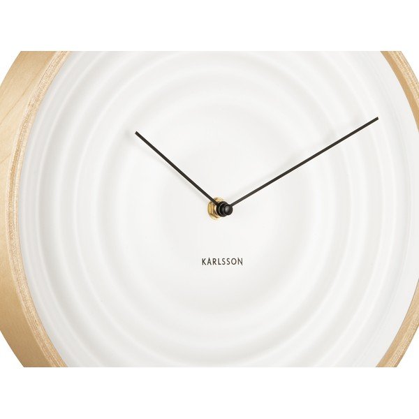 Bijeli zidni sat Karlsson Ribble, ø 31 cm-image-4