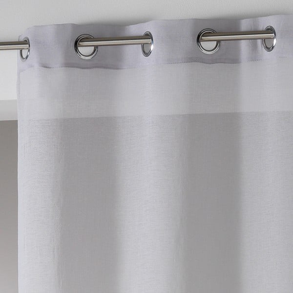 Siva prozirna zavjesa 140x280 cm Telma – douceur d'intérieur-image-3