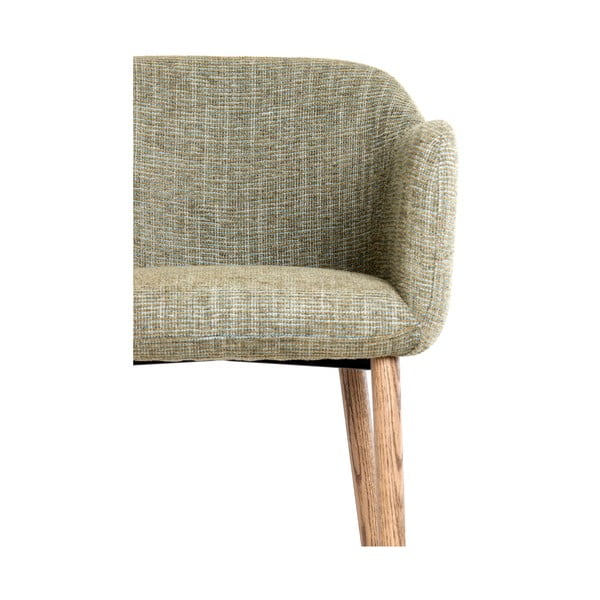 Svijetlo zelene podstavljene blagovaonske stolice u setu s naslonima za ruke 2 kom Blaine – Light & Living-image-1